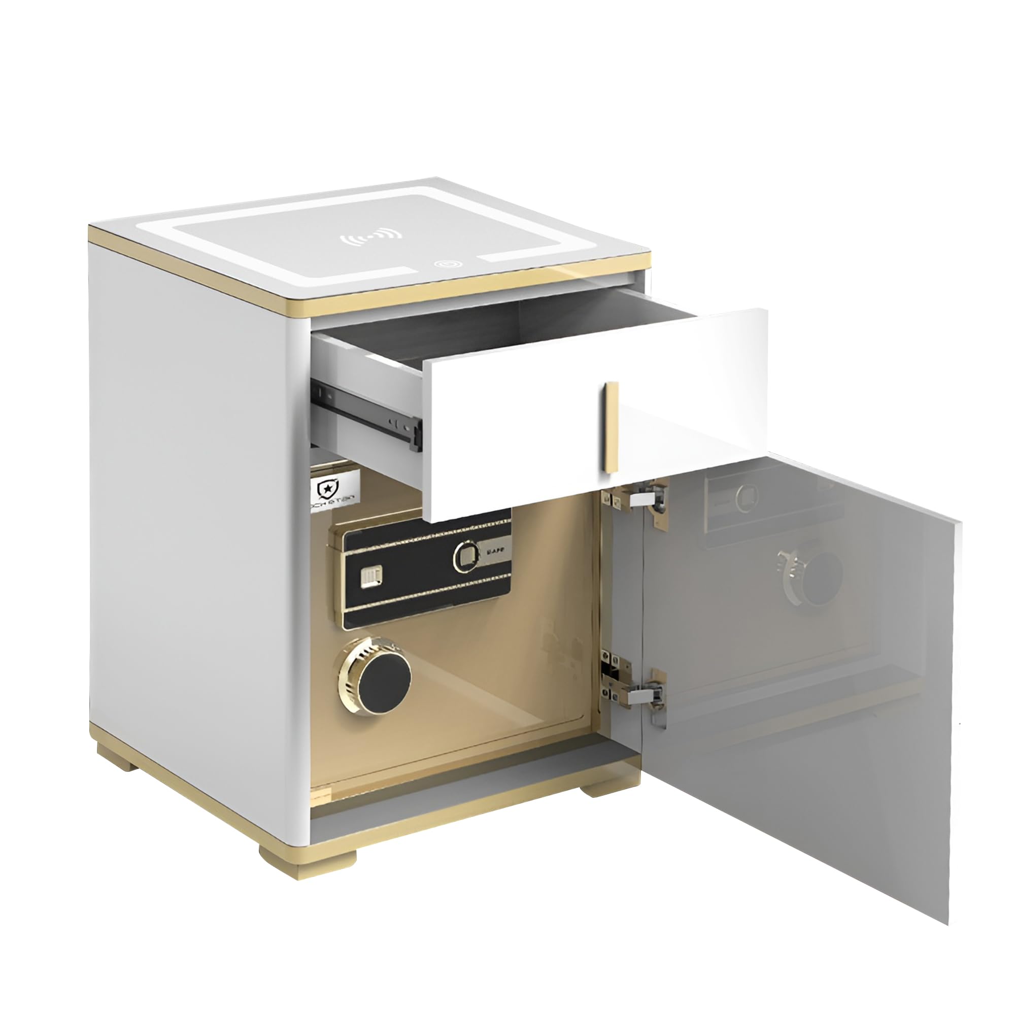 extralink-monitoring-tresor-lock-star-xp-45-wei-fingerabdruck image 1