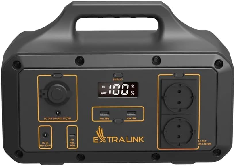 extralink-powerstation-510wh-mit-230v-ac-und-usb-c-100w image 8