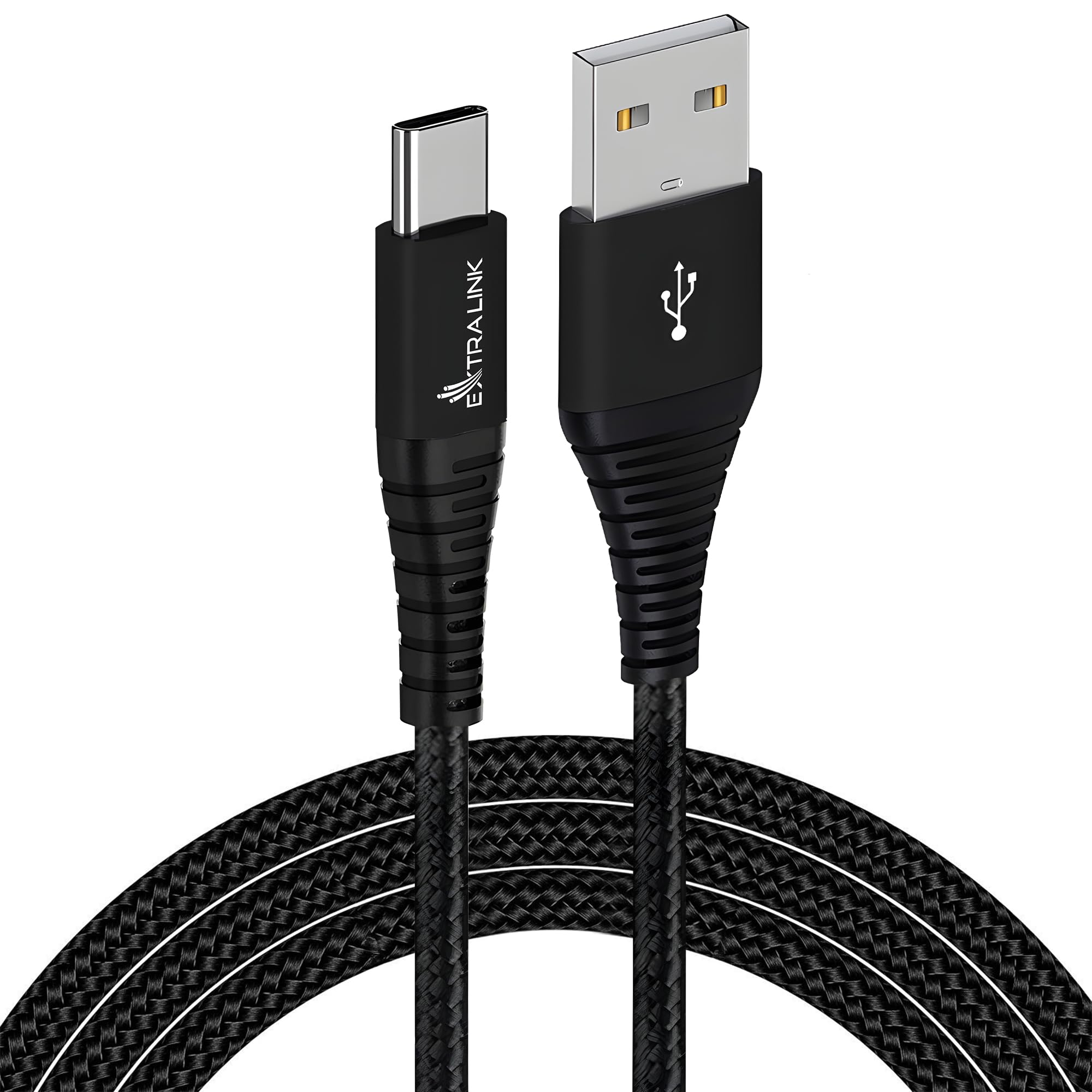 extralink-usb-a-auf-usb-c-kabel-15w-1-2m-nylon image 1