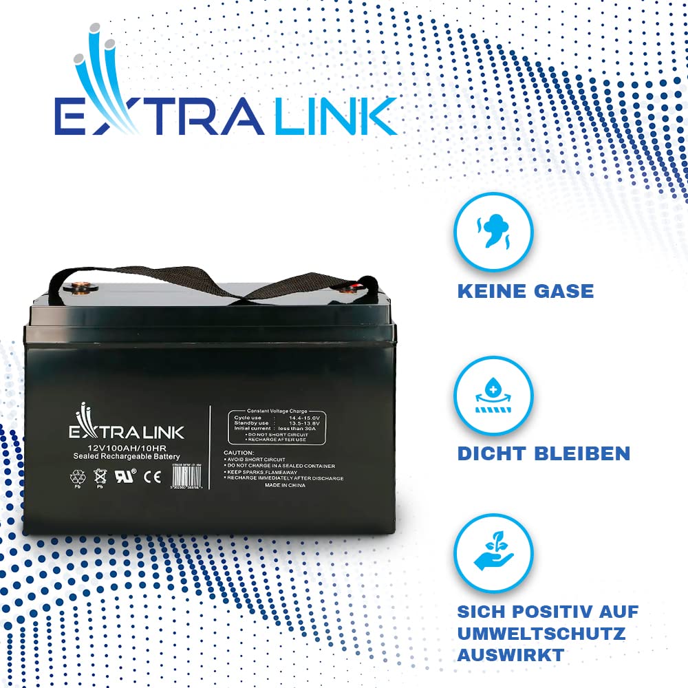 extralink-agm-batterie-12v-100ah-solar-versorgungsbatterie image 4