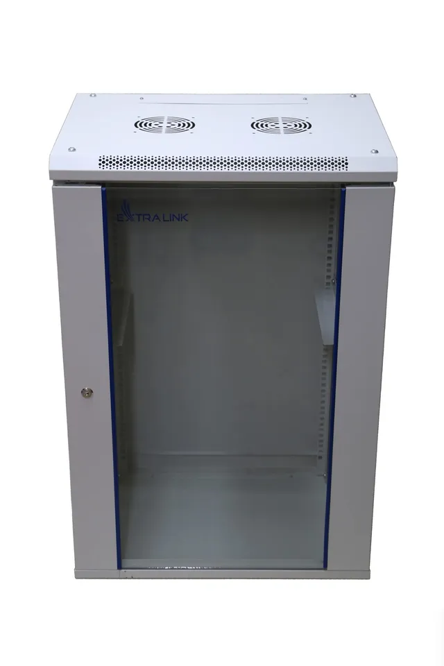extralink-ex-14336-netzwerkschrank-15u-wandmontage-grau image 1
