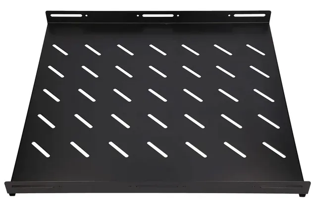 extralink-1u-fachboden-19-zoll-rackboden-schwarz-20-kg image 1