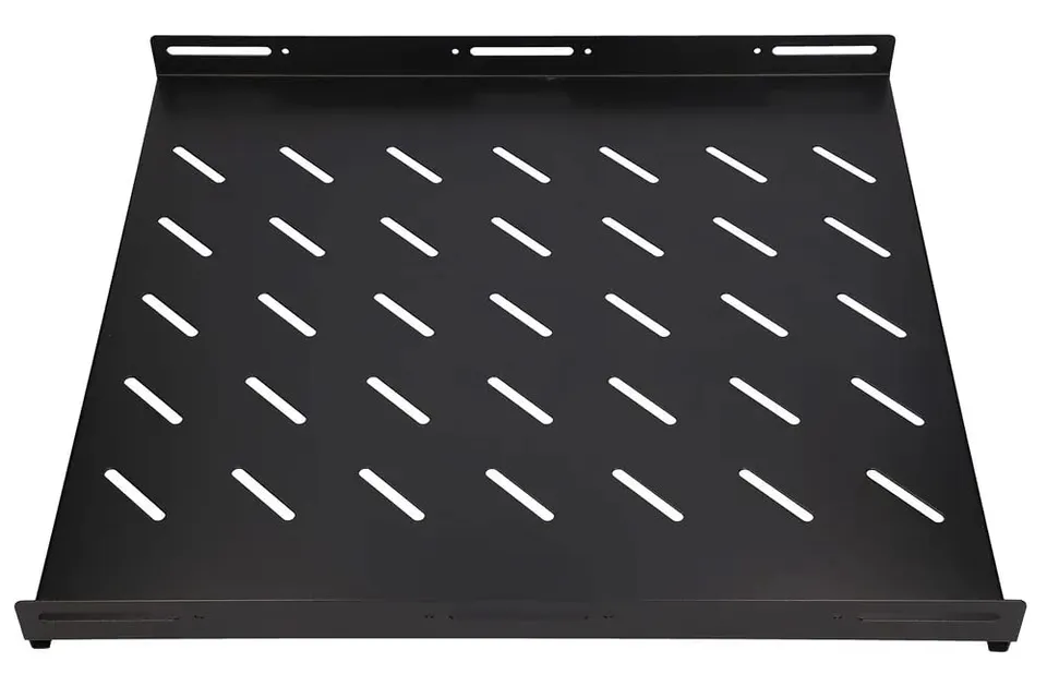 extralink-1u-fachboden-19-zoll-rackboden-schwarz-20-kg image 1