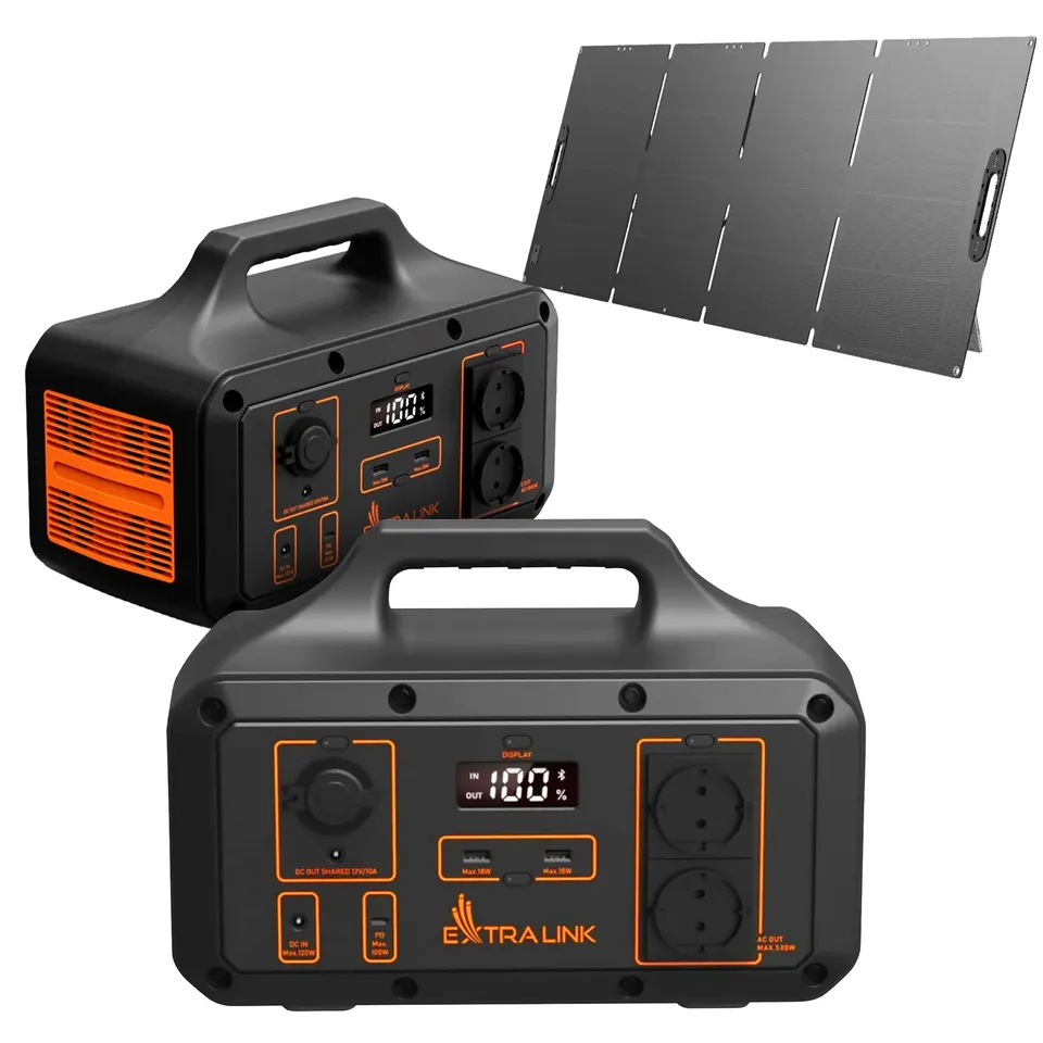 extralink-eps-s1000s-powerstation-1024wh-1200w-solar image 1