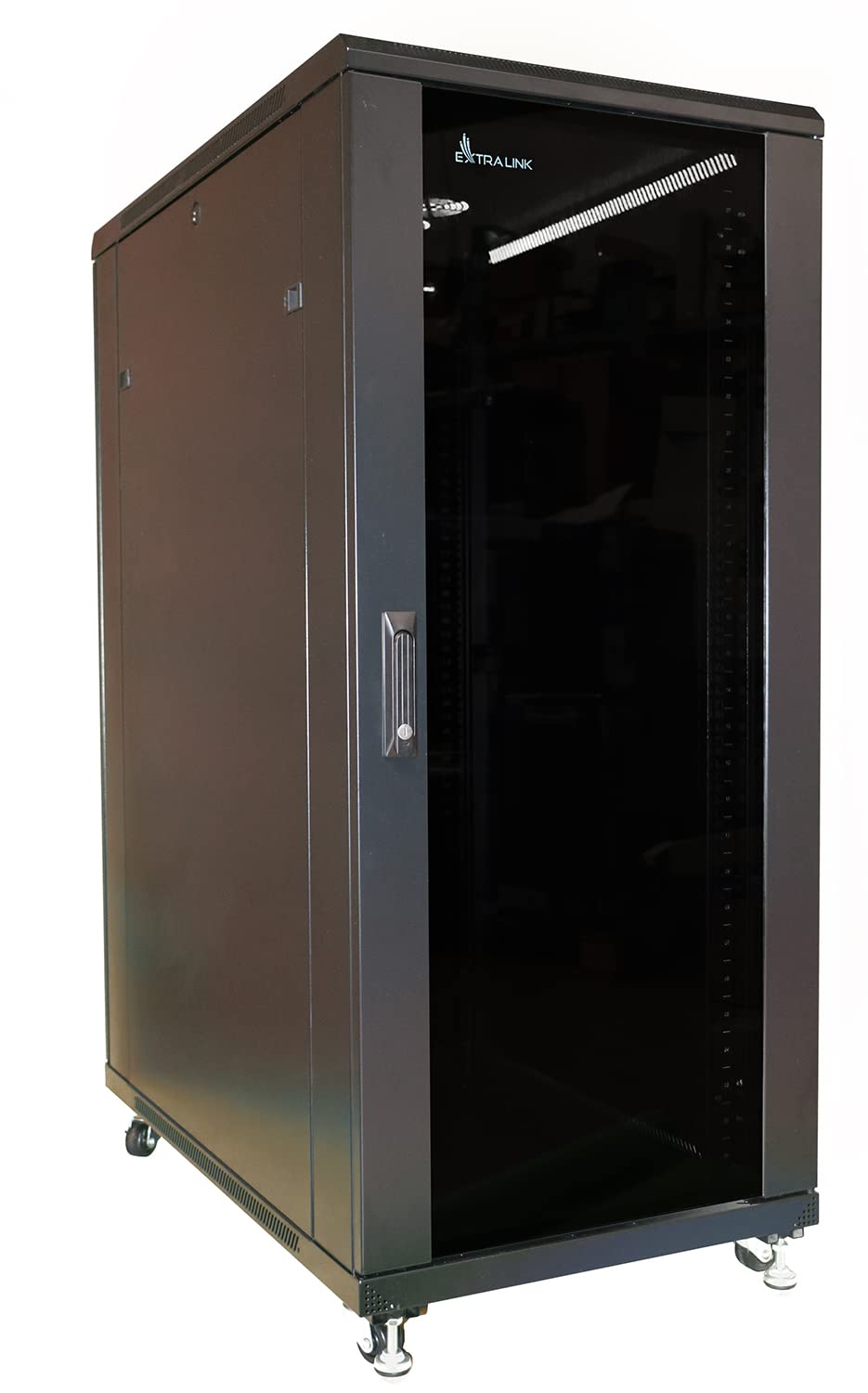 extralink-ex-11359-netzwerkschrank-27u-freistehend-schwarz image 1