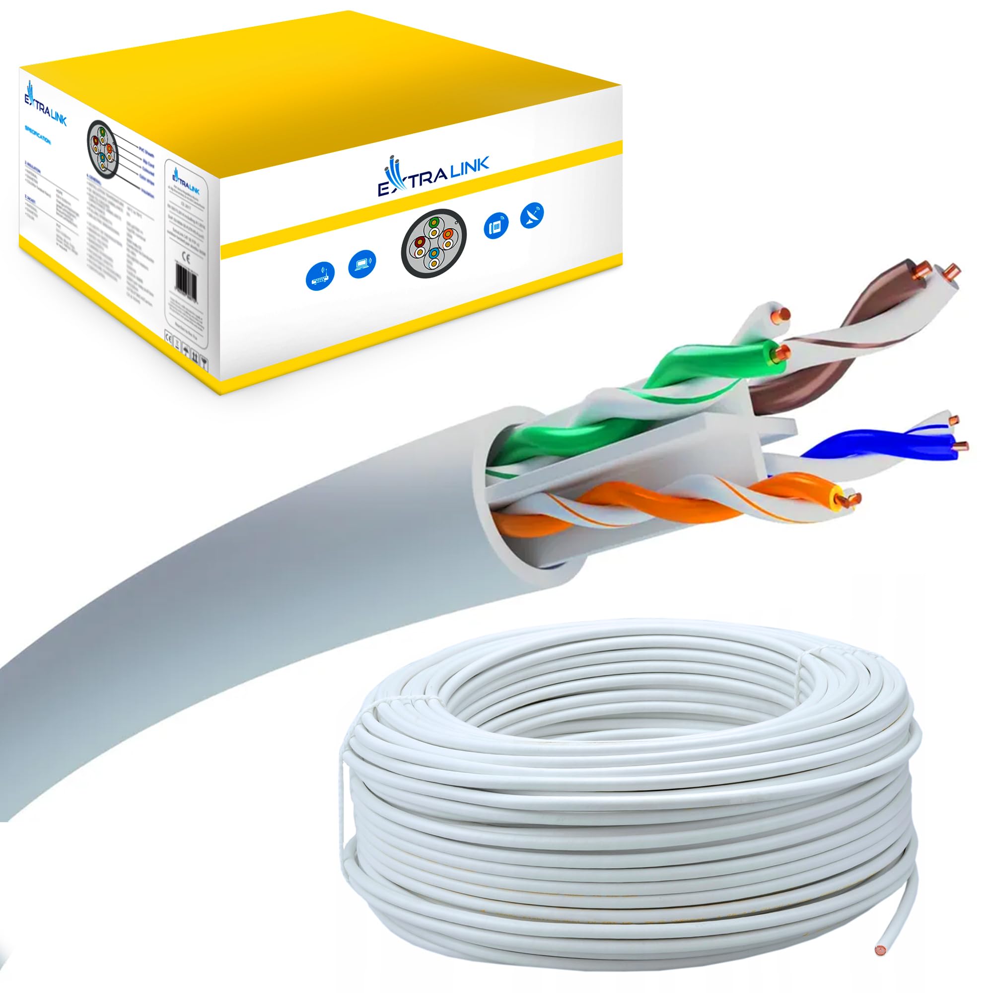 extralink-netzwerkkabel-cat6-50m-lan-verlegekabel-kupfer image 8