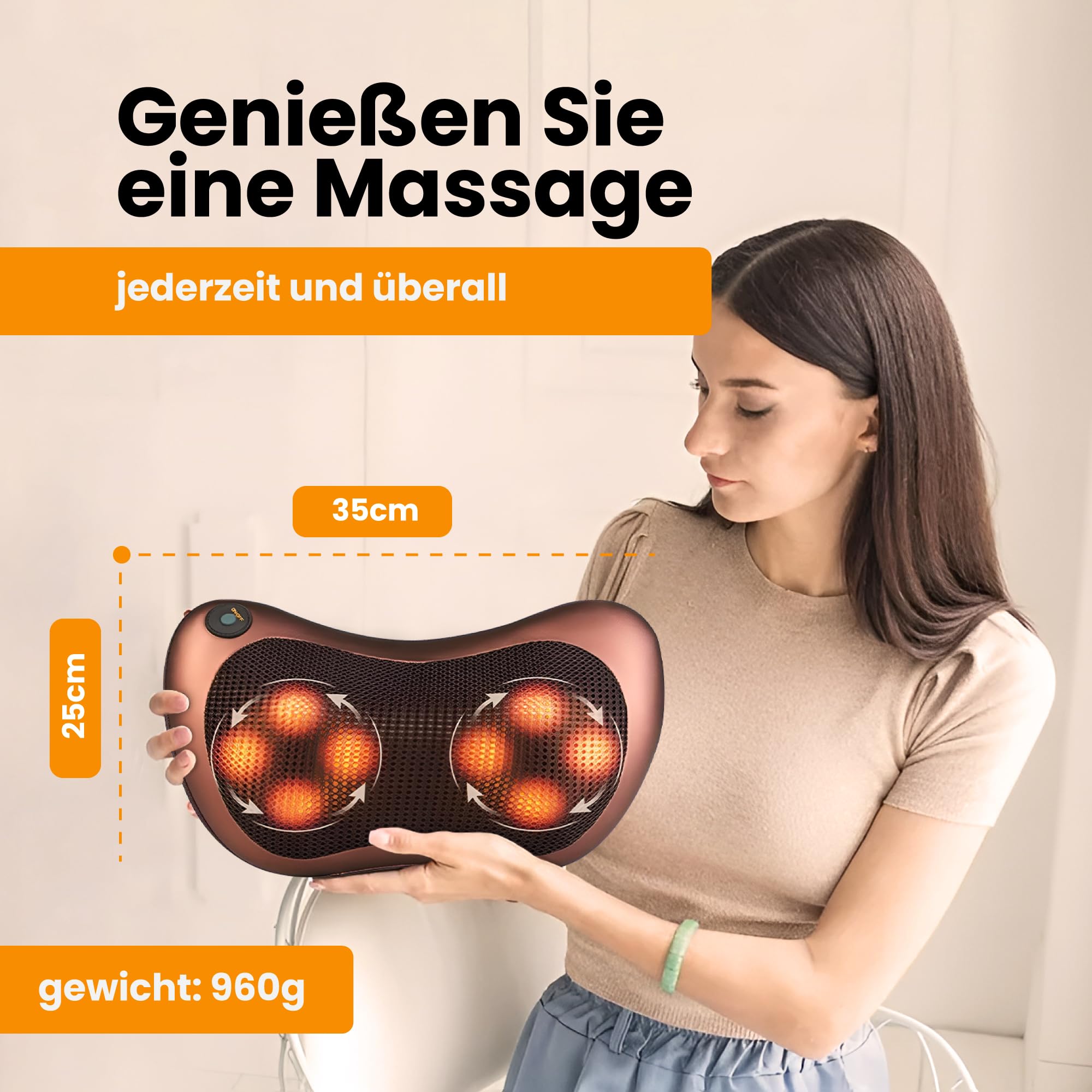 extralink-massagekissen-shiatsu-nacken-r-cken-w-rme-8-k-pfe image 6