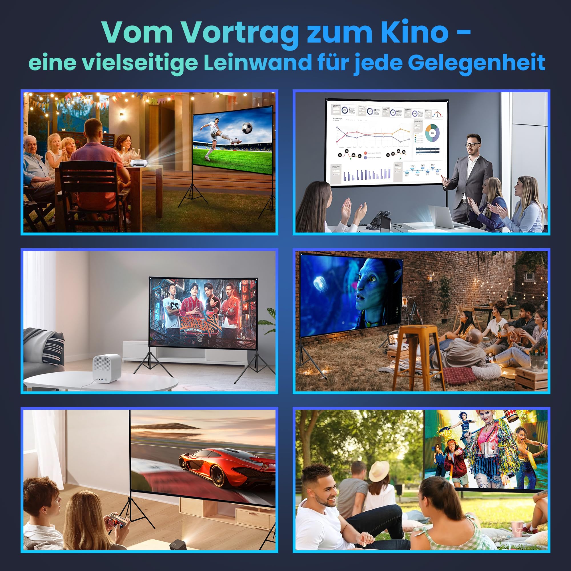 extralink-zasilanie-beamer-leinwand-100-zoll-stativ-16-9 image 5