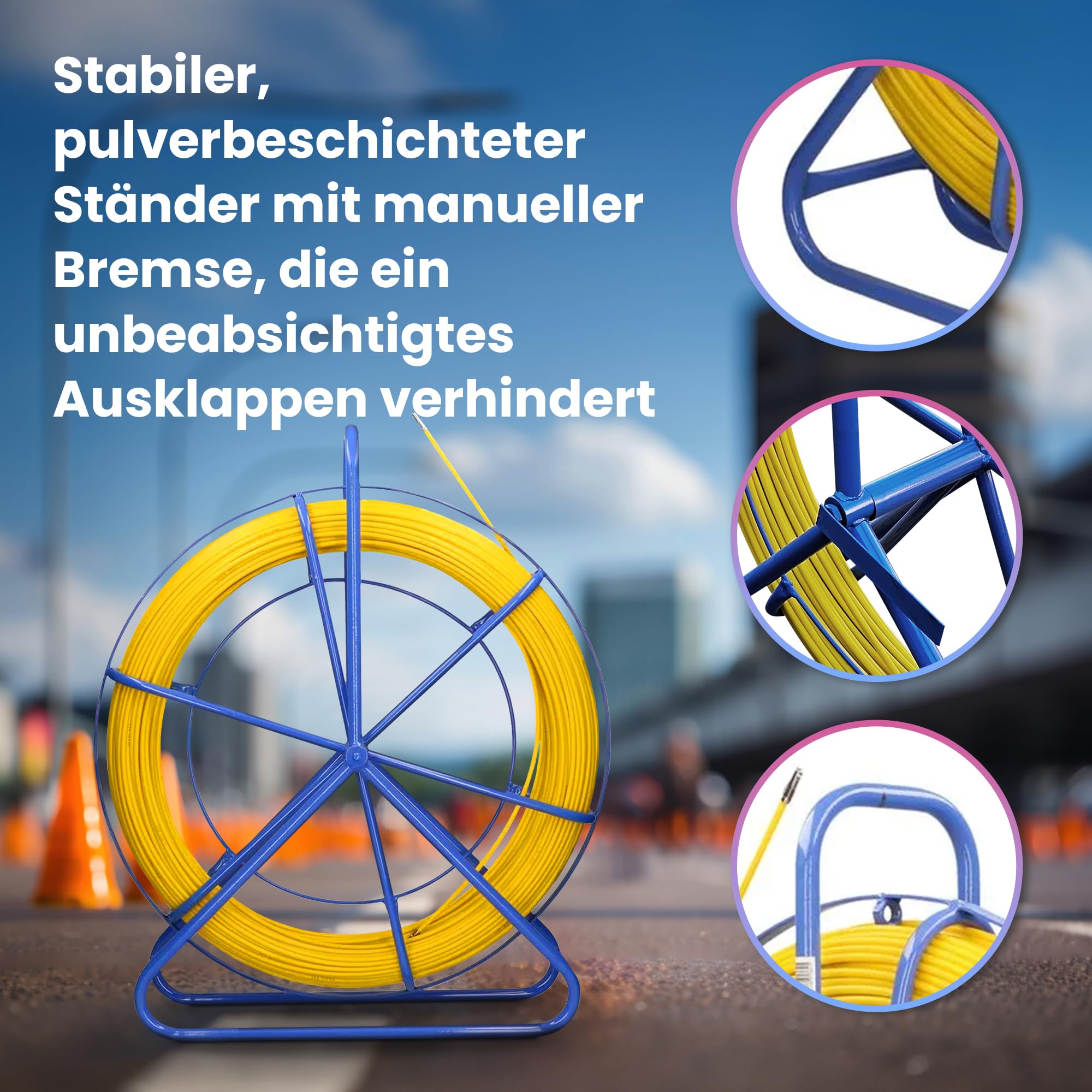 extralink-frp-glasfaserstab-8mm-50m-einziehhilfe-mit-bremse image 4