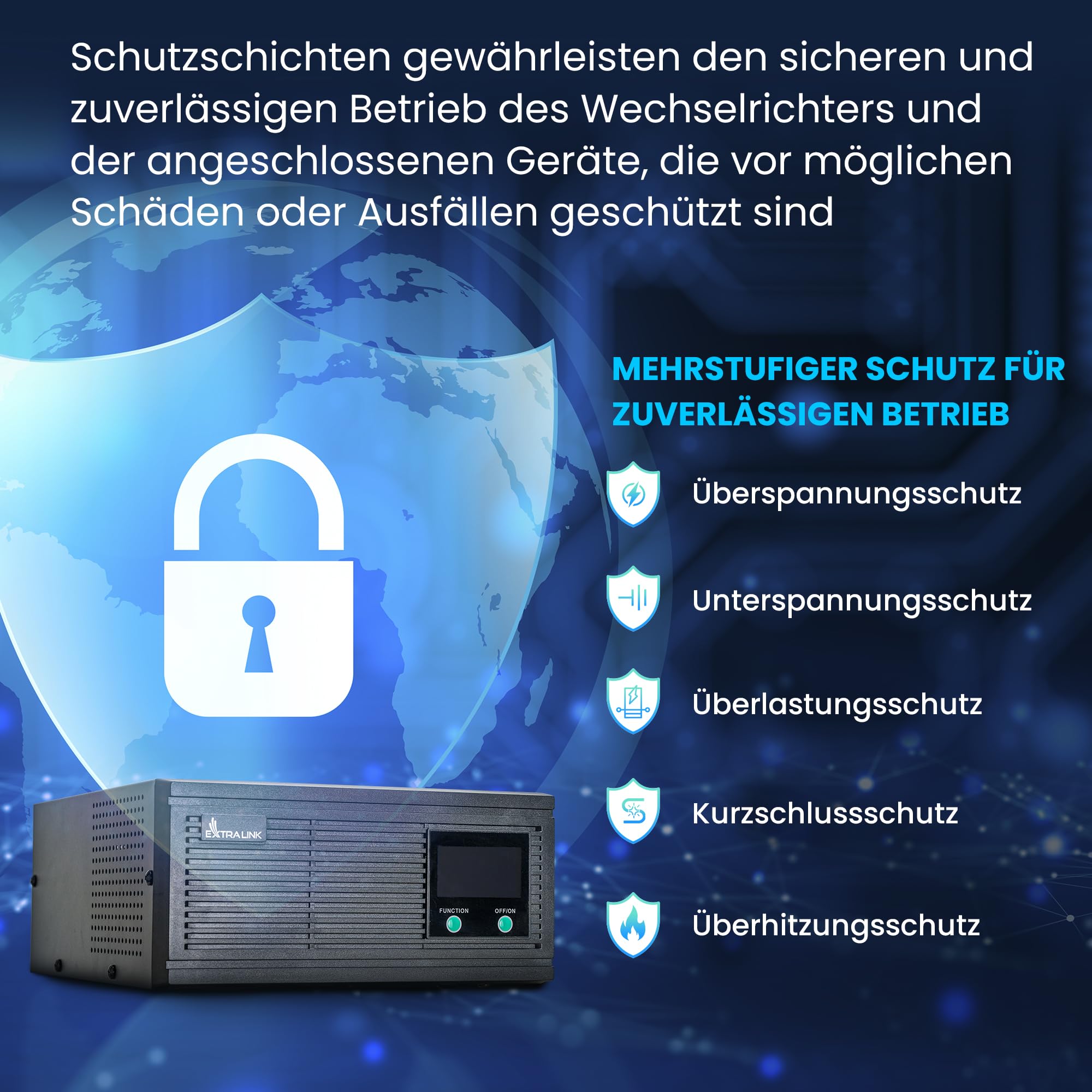extralink-ups-600va-usv-480w-lifepo4-40ah-reiner-sinus image 6