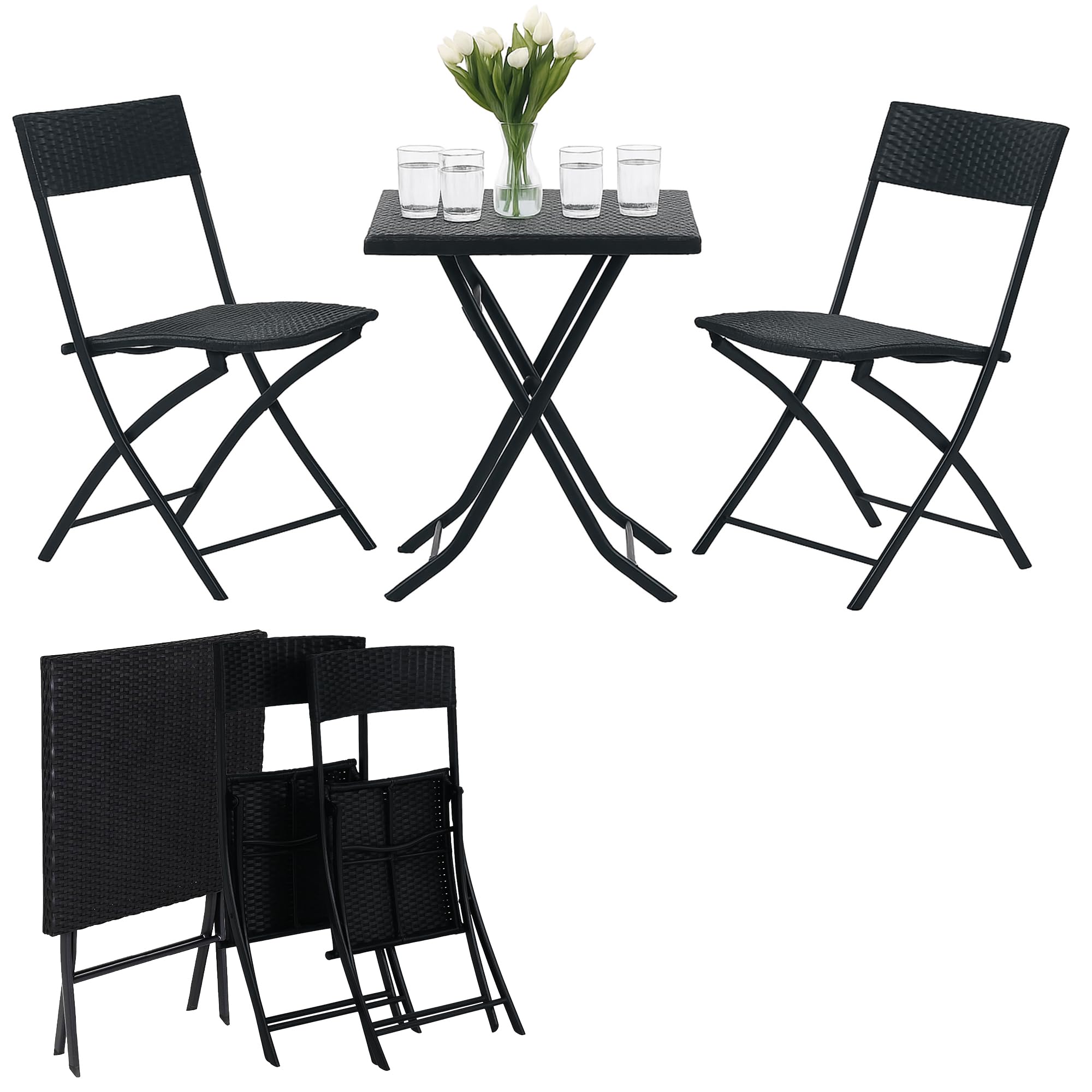 extralink-zasilanie-balkonm-bel-set-2-st-hle-tisch-schwarz image 1