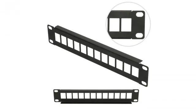 extralink-patchpanel-12-port-10-zoll-1he-keystone-leer-schwarz image 1