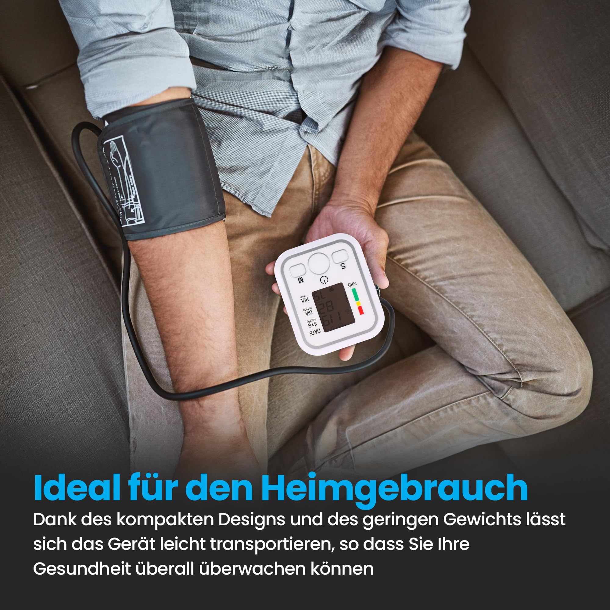 extralink-smart-life-blutdruckmessger-t-oberarm-schwarz image 5