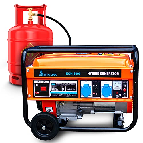 extralink-egh-3000-stromerzeuger-3000w-benzin-gas-230v-mobil image 8