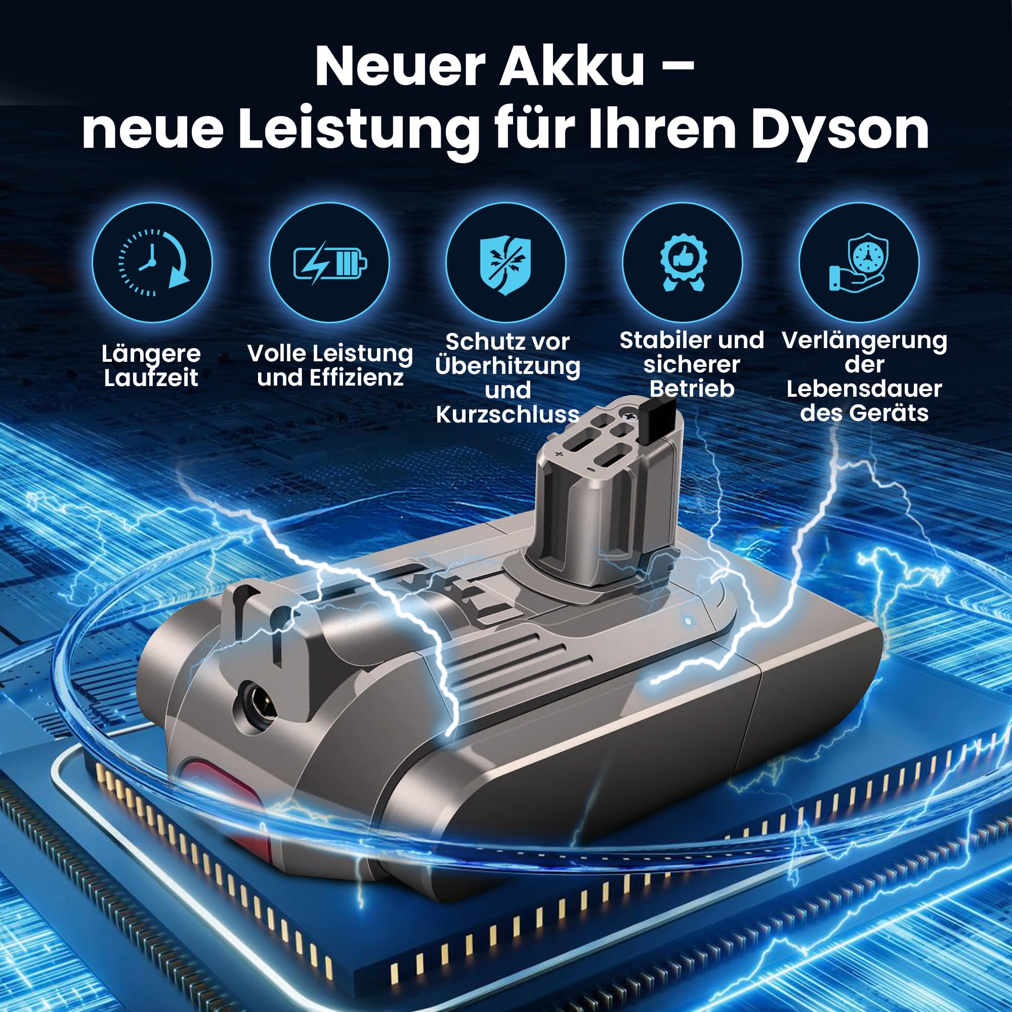 extralink-akku-f-r-dyson-v15-detect-25-2v-3000mah image 2