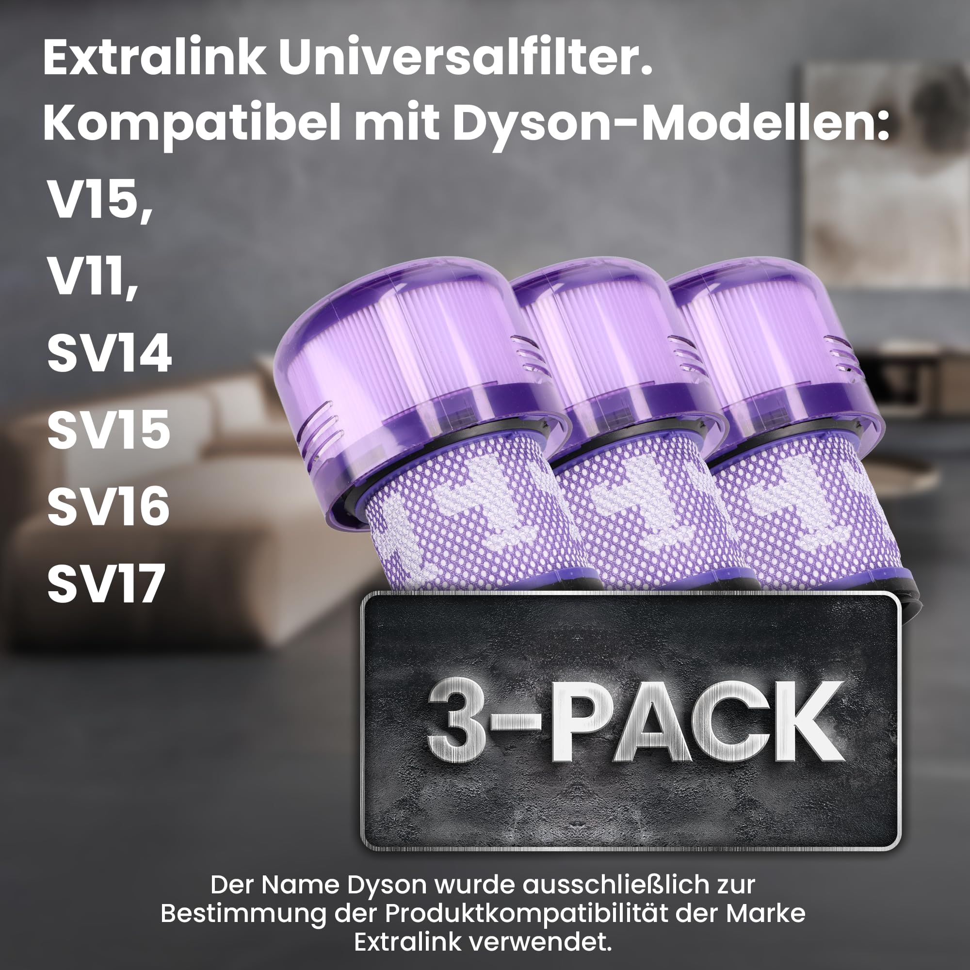 extralink-hepa-ersatzfilter-dyson-v11-sv14-3-st-ck-lila image 3