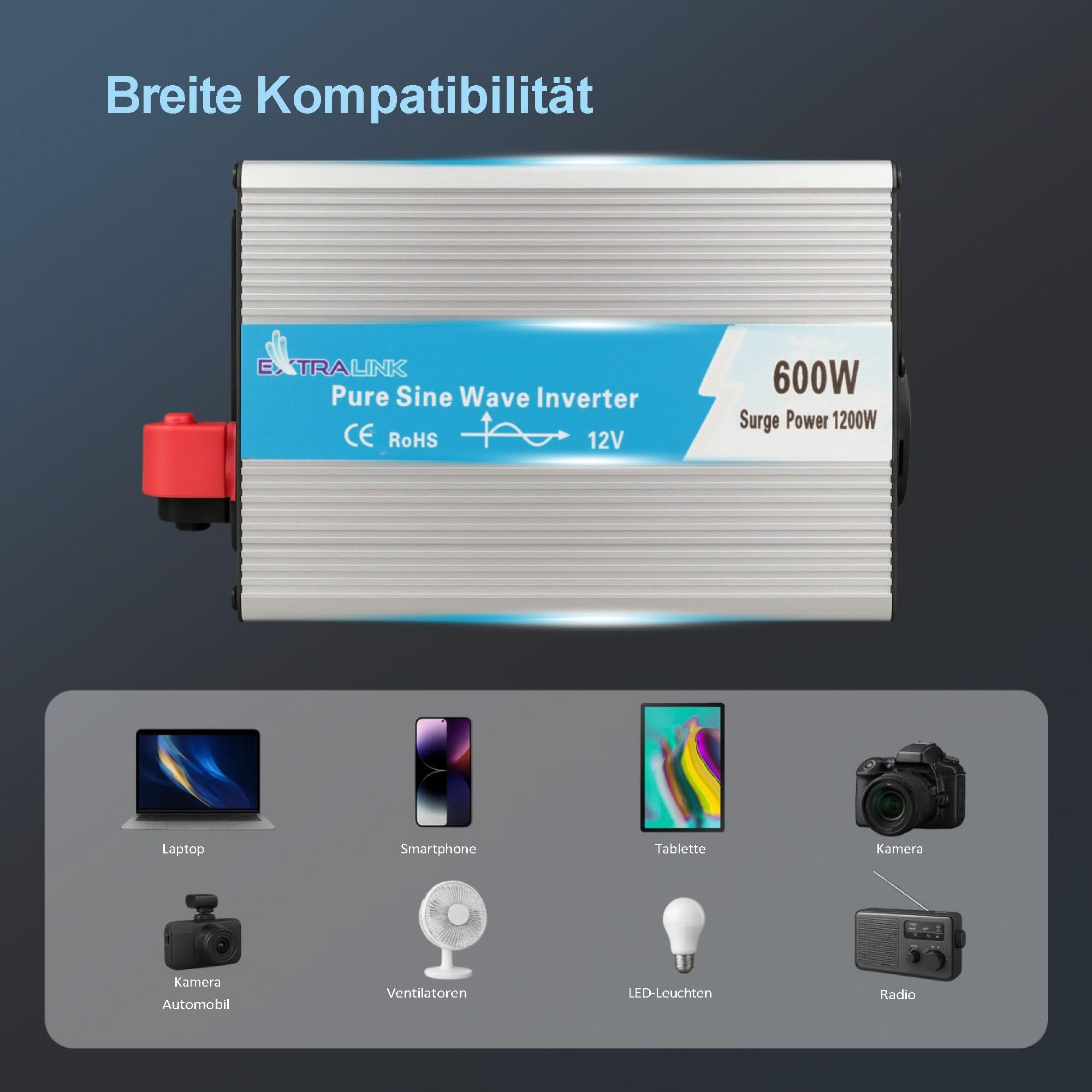 extralink-ups-opip-600w-wechselrichter-12v-230v-reiner-sinus-600w image 7
