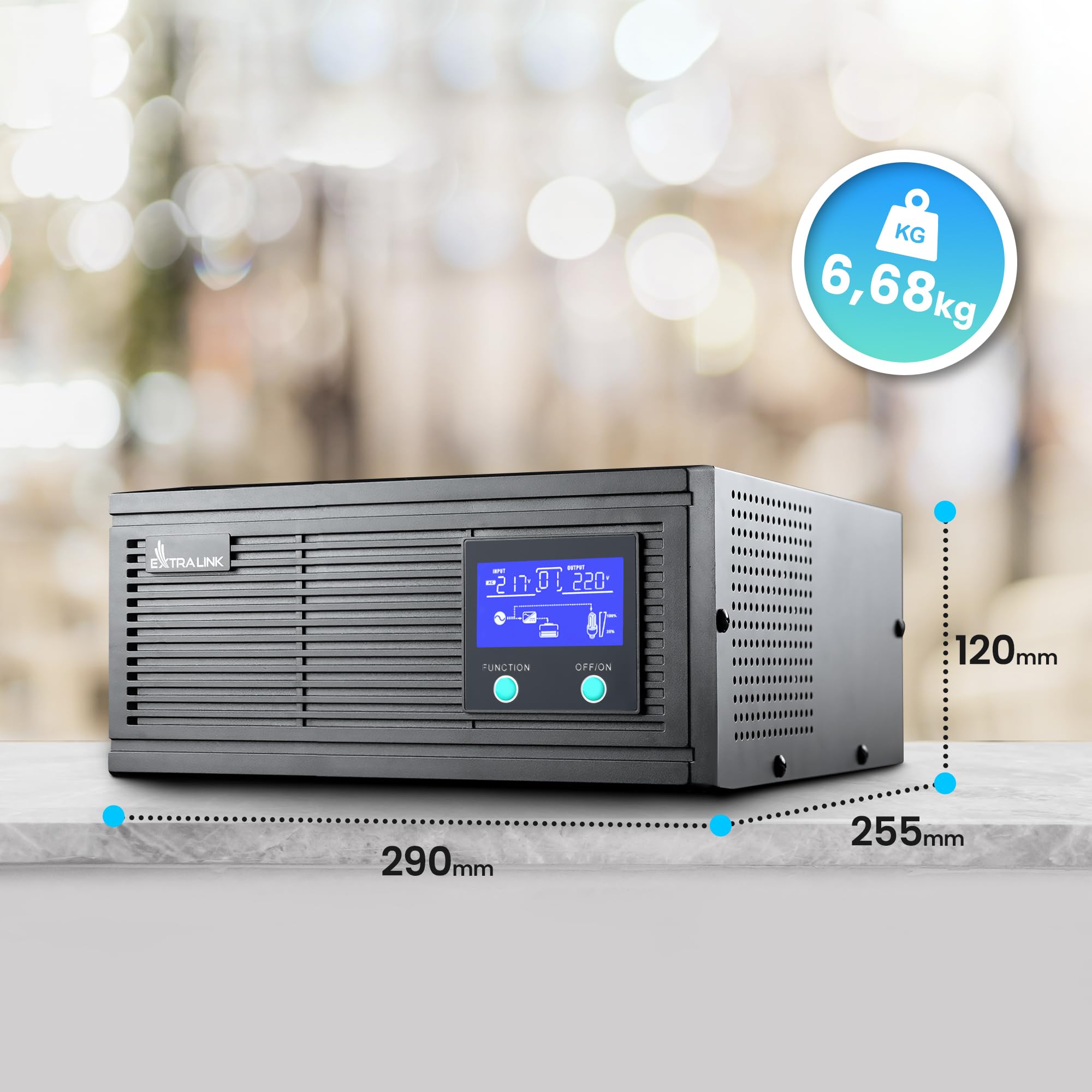 extralink-ups-600va-usv-480w-lifepo4-40ah-reiner-sinus image 7
