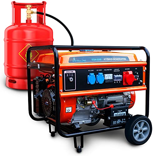 extralink-egh-5500-stromerzeuger-5500w-benzin-gas-400v image 8