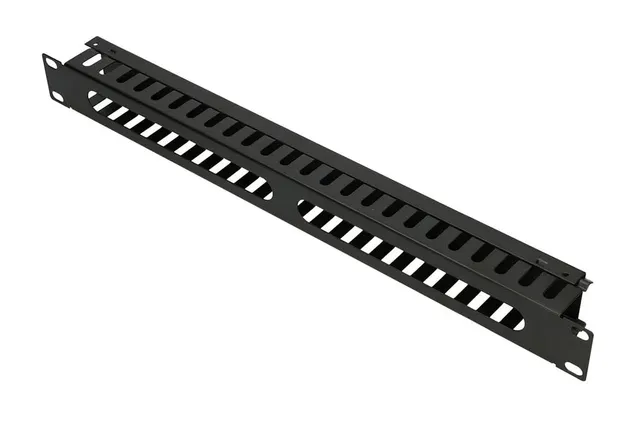 extralink-kabelmanagement-19-zoll-1u-schwarz-metallabdeckung image 1