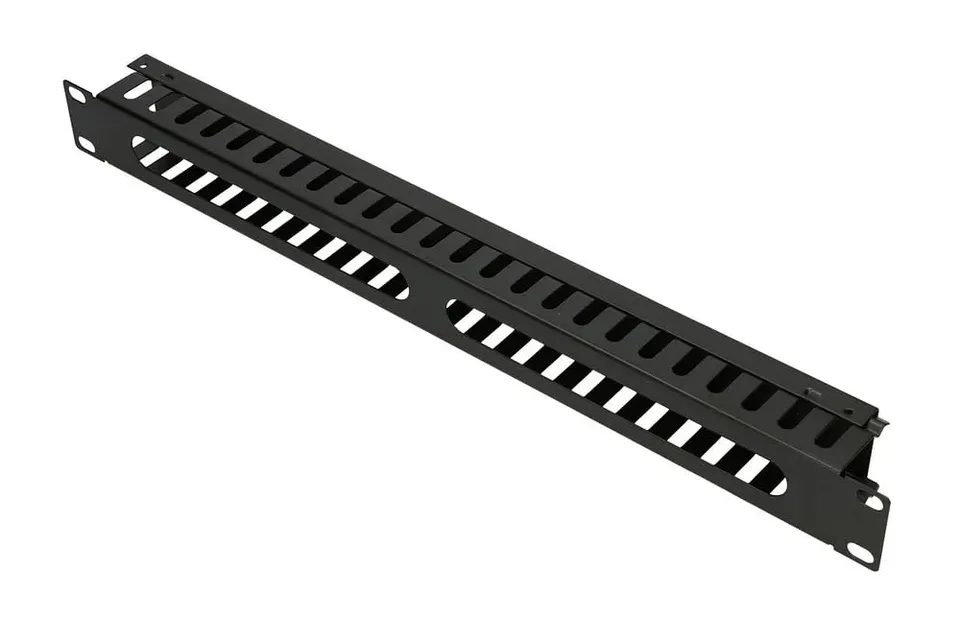 extralink-kabelmanagement-19-zoll-1u-schwarz-metallabdeckung image 1