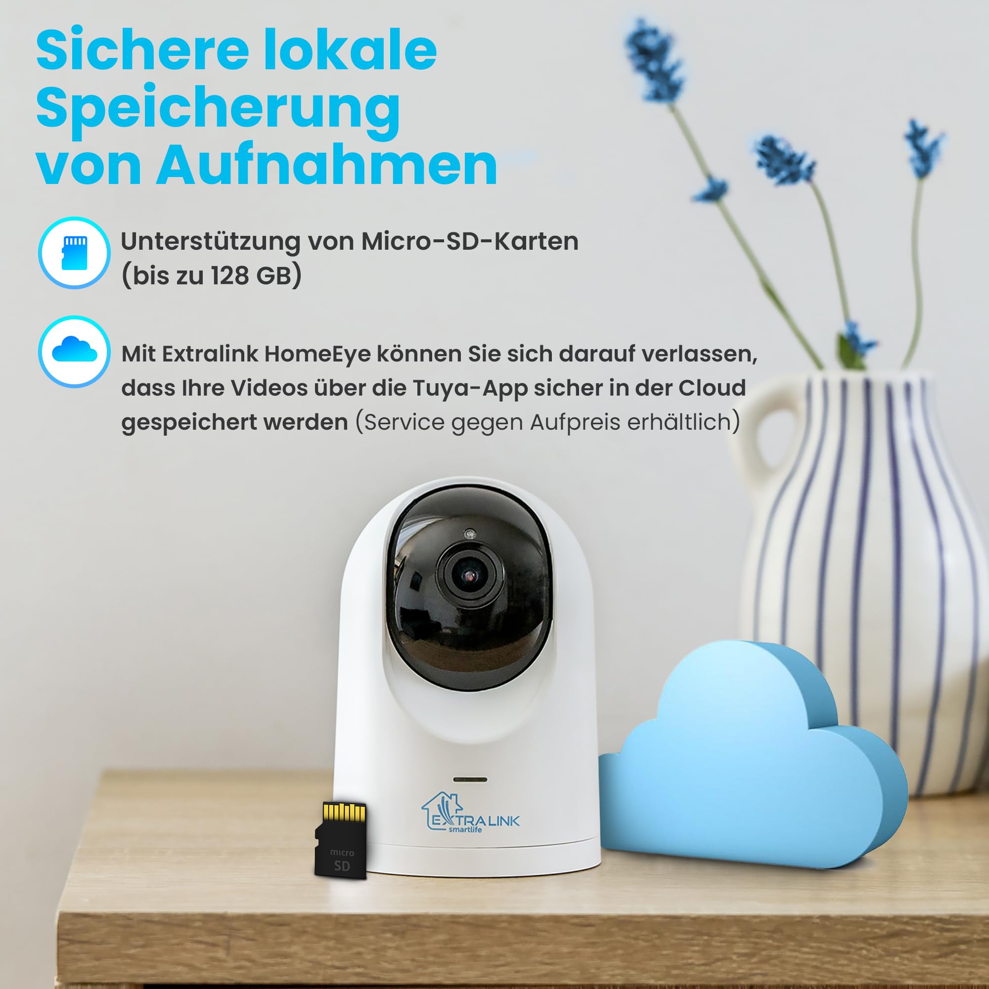 extralink-homeeye-berwachungskamera-innen-4mp-ptz-wlan image 2