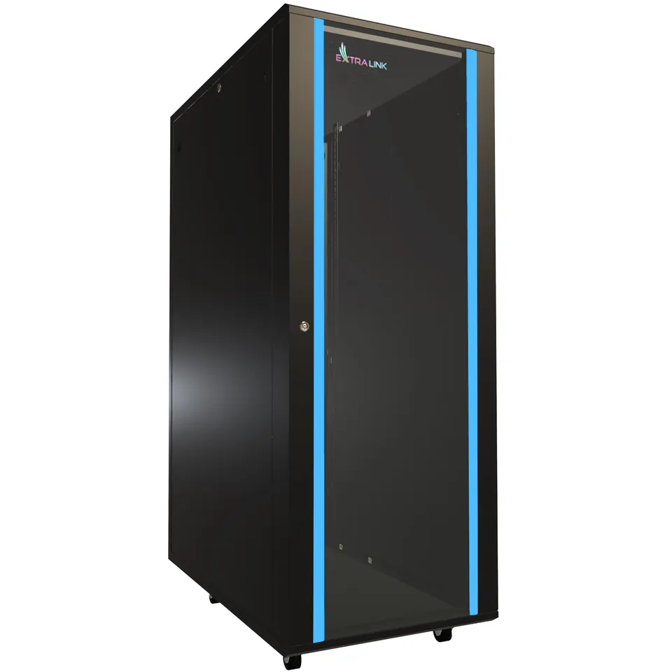 extralink-32u-rack-serverschrank-19-zoll-600x1000-schwarz image 1