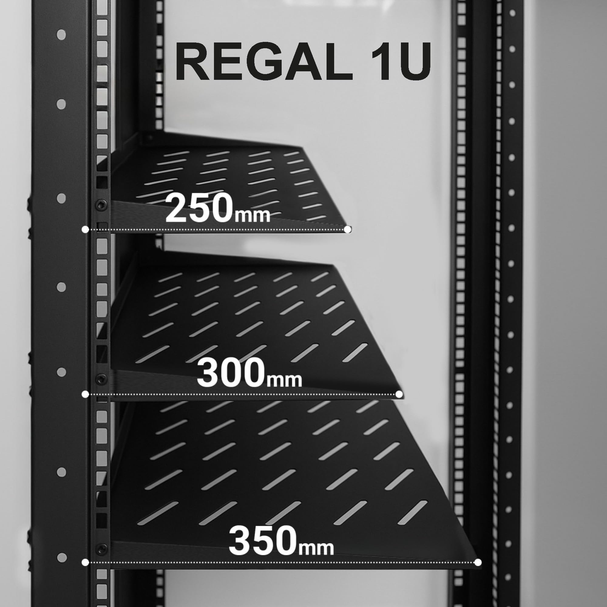 extralink-fachboden-19-zoll-1he-350mm-schwarz-20kg image 6