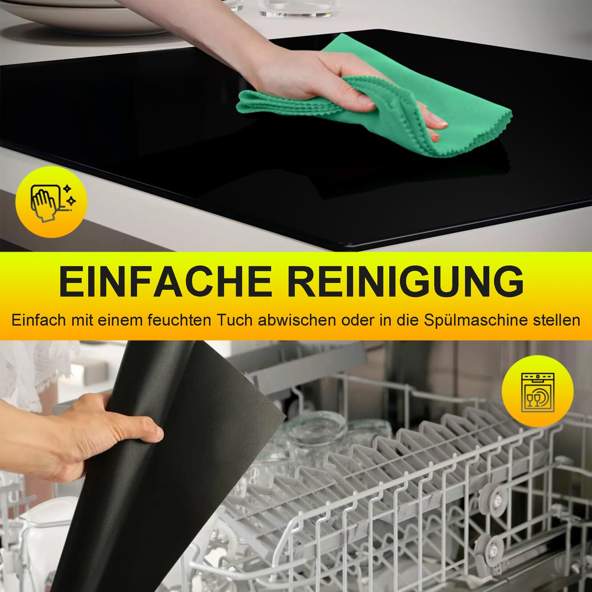 extralink-herdabdeckplatte-silikon-53x61cm-transparent-hitzefest image 4