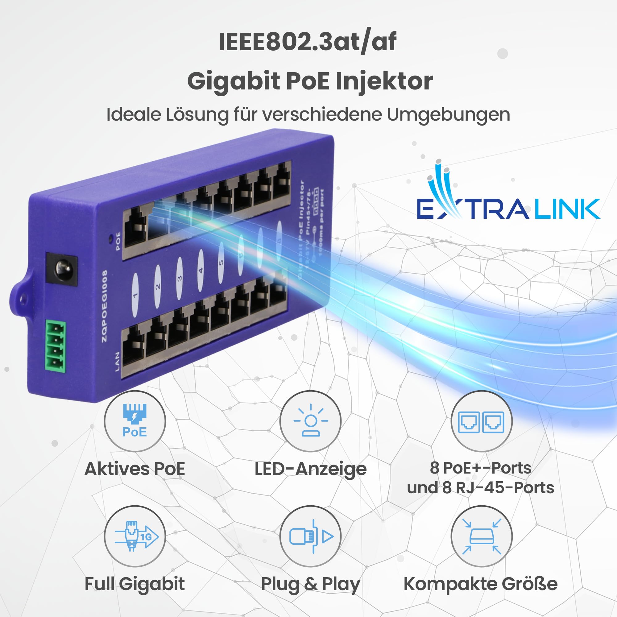 extralink-switche-poe-injektor-8-port-gigabit-poe image 2