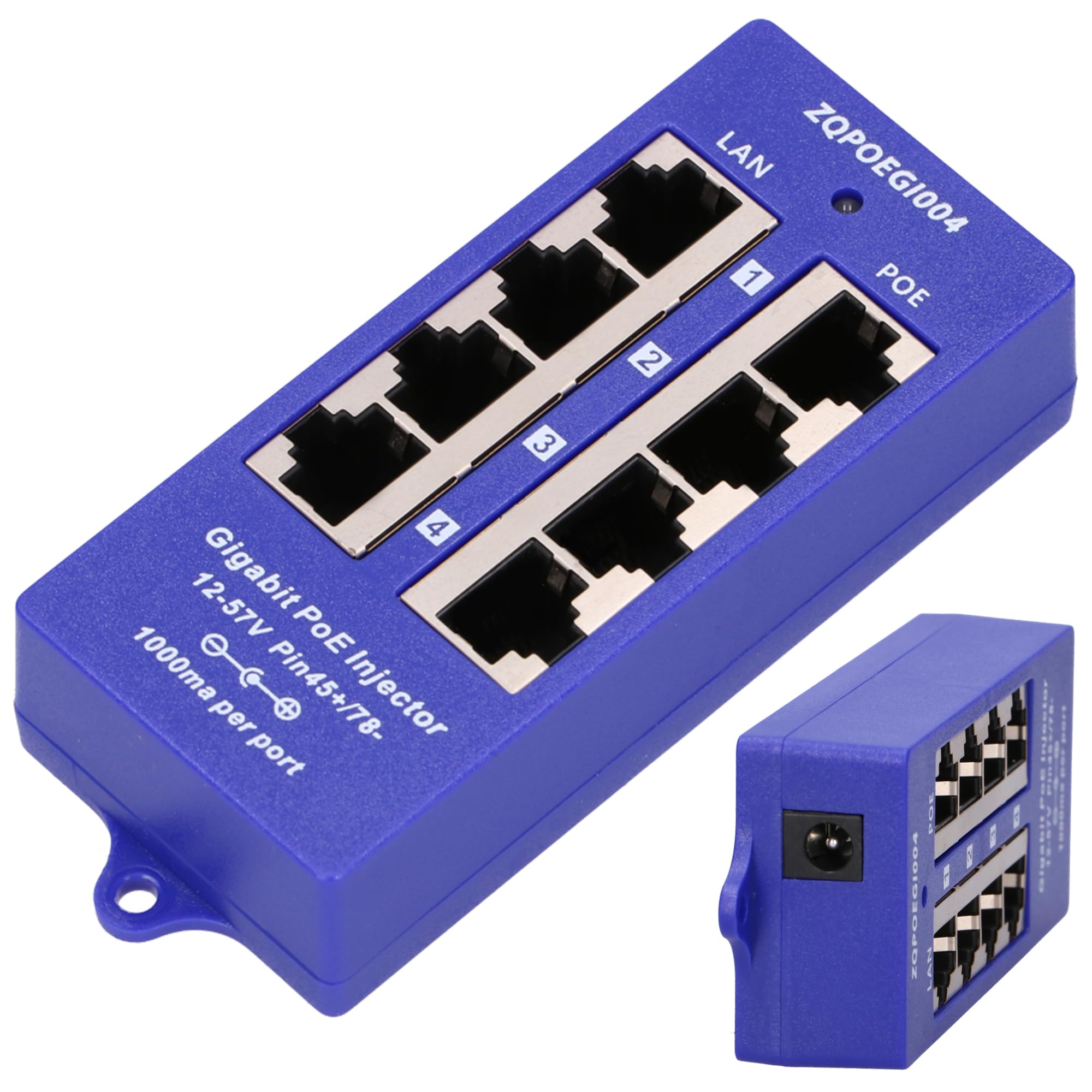 extralink-poe-injector-4-port-gigabit-mode-b-ip-kamera image 1