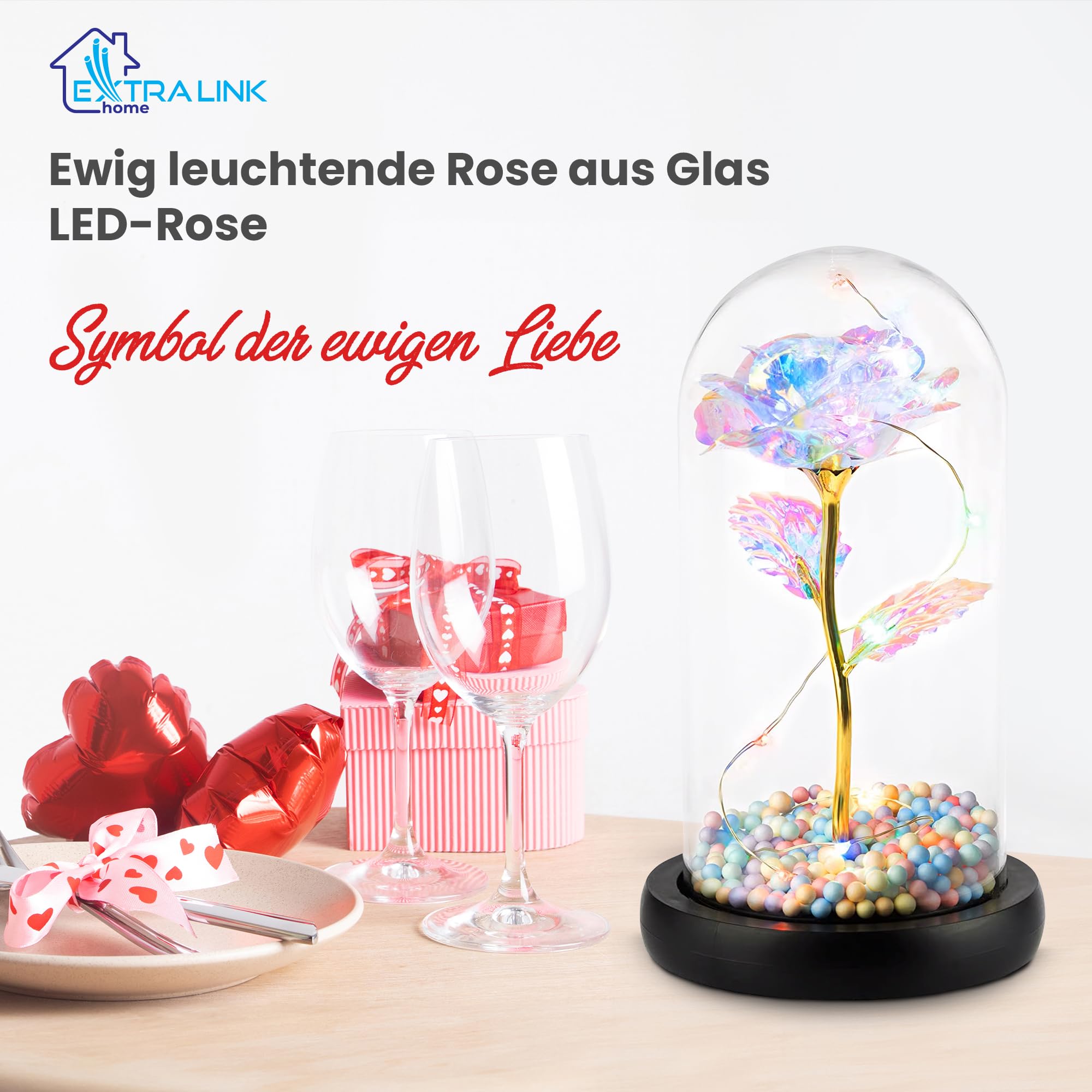 extralink-ewige-rose-im-glas-mit-led-rosa-geschenk image 5