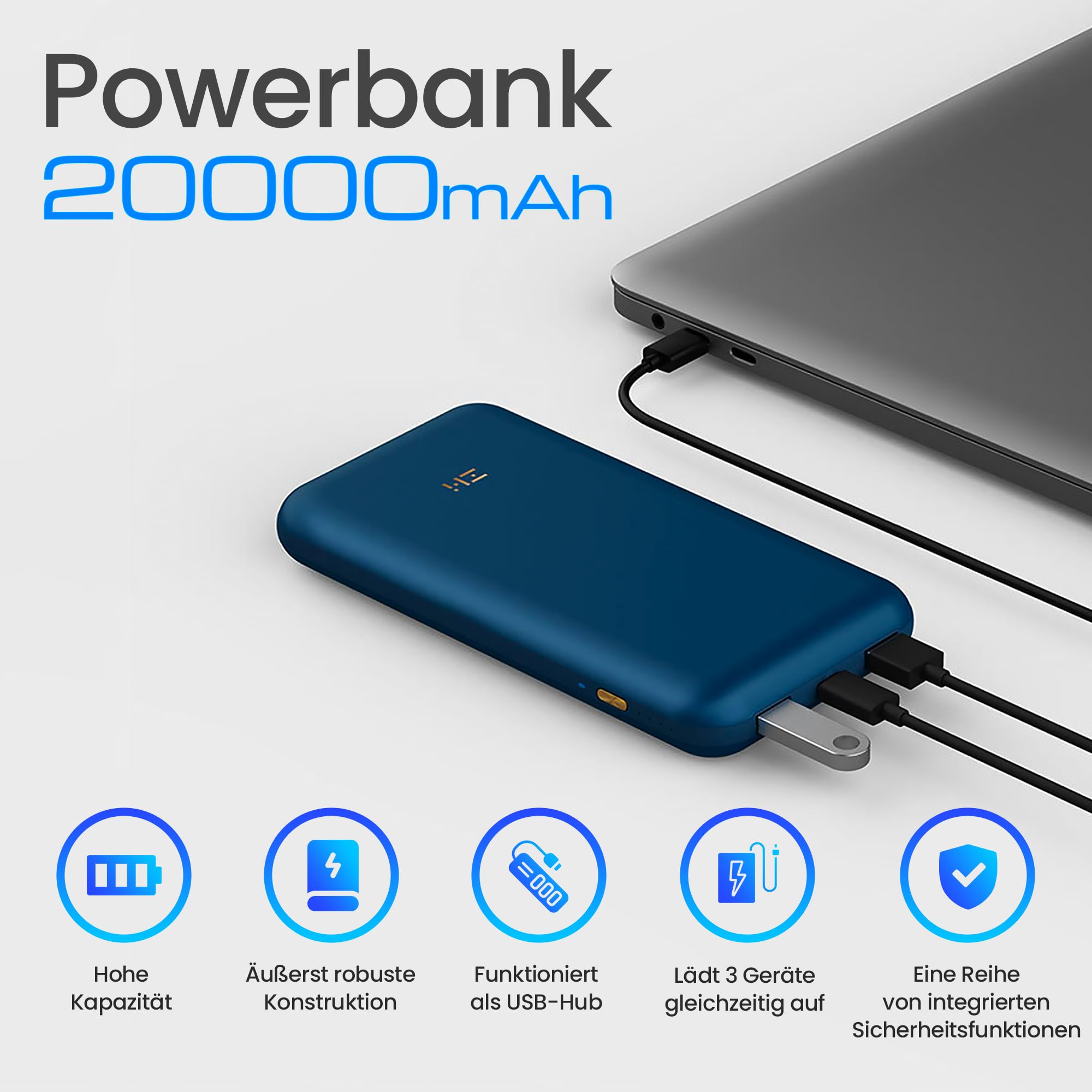 extralink-zmi-powerbank-20000mah-65w-usb-c-laptop image 2