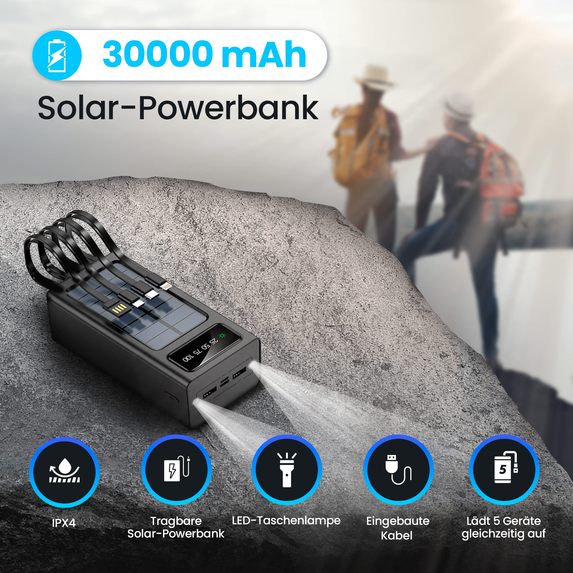 extralink-epb-093-solar-powerbank-30000mah-4-kabel image 2