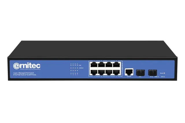 ernitec-switches-10-port-gigabit-poe-switch-8x-poe-150w image 1