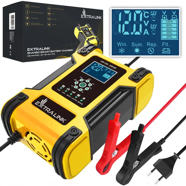 extralink-shango-autobatterie-ladeger-t-12v-12a-24v-6a-lcd image 1
