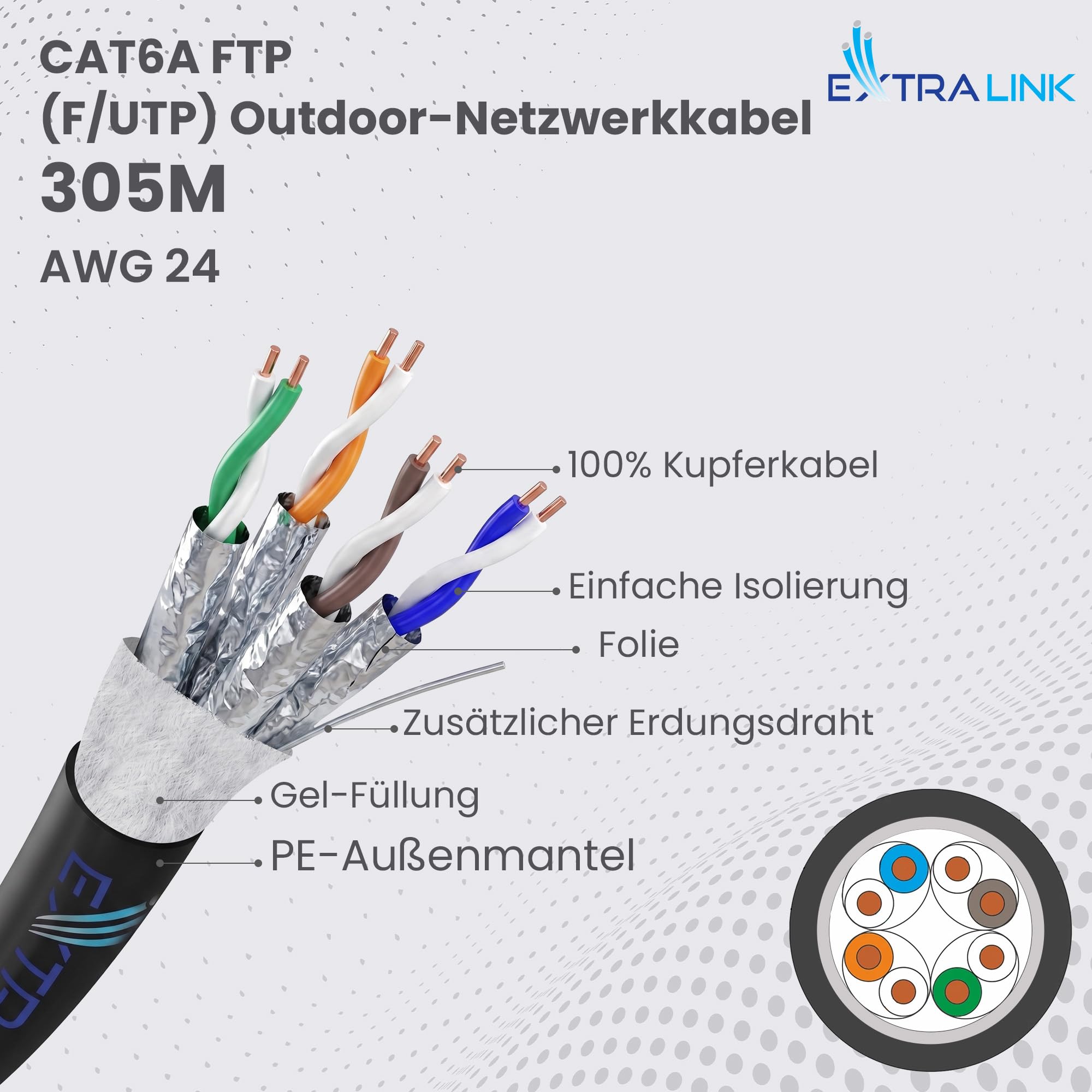 extralink-cat6a-verlegekabel-outdoor-305m-ftp-gel-poe image 2