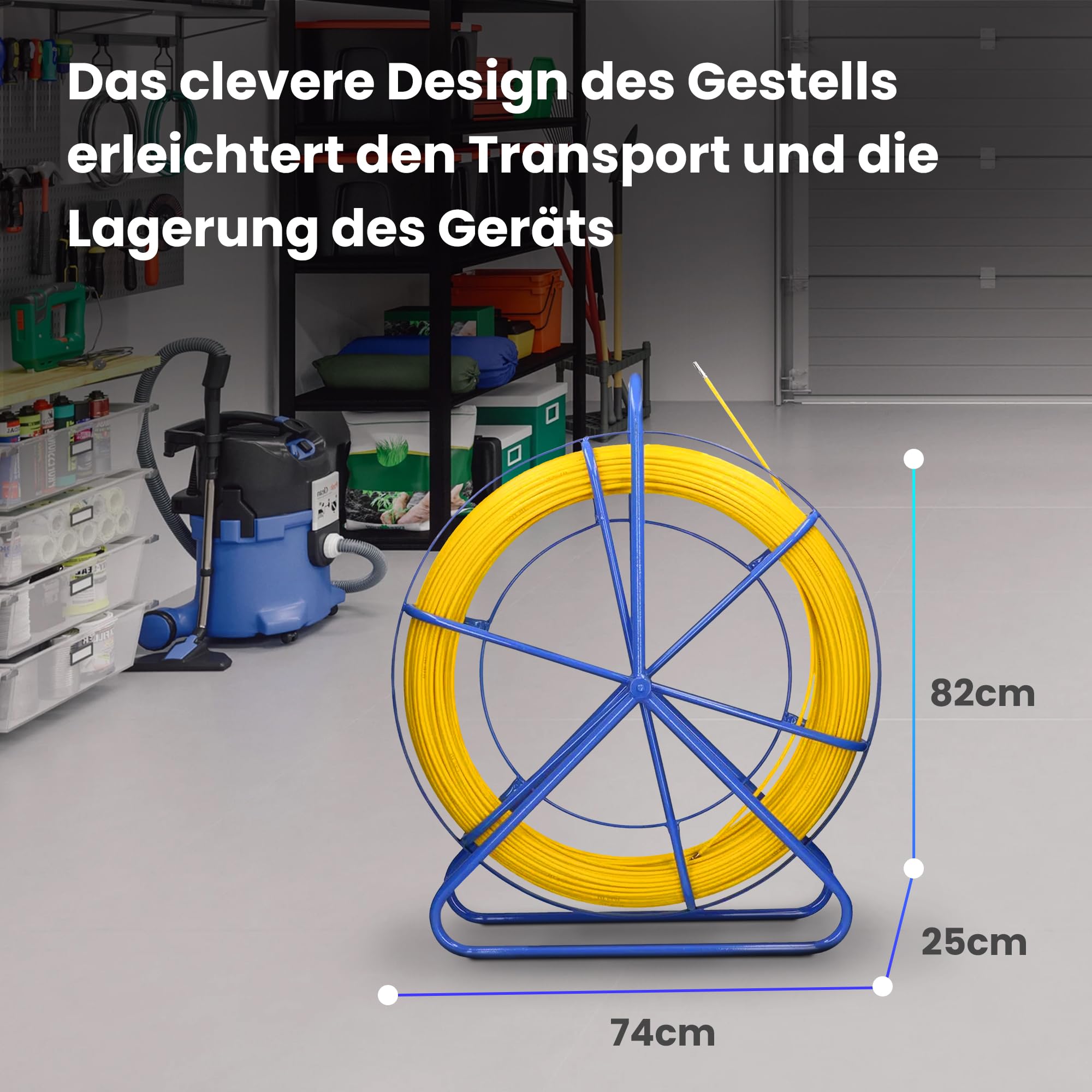 extralink-frp-glasfaserstab-8mm-50m-einziehhilfe-mit-bremse image 7