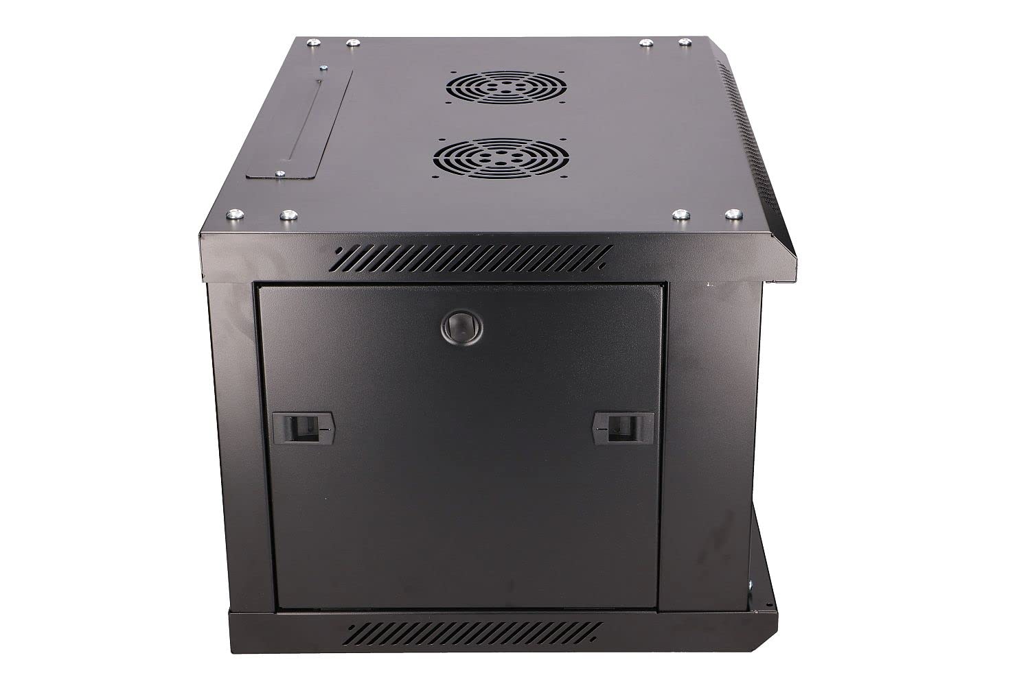 extralink-6he-19-zoll-netzwerkschrank-wandmontage-schwarz image 3