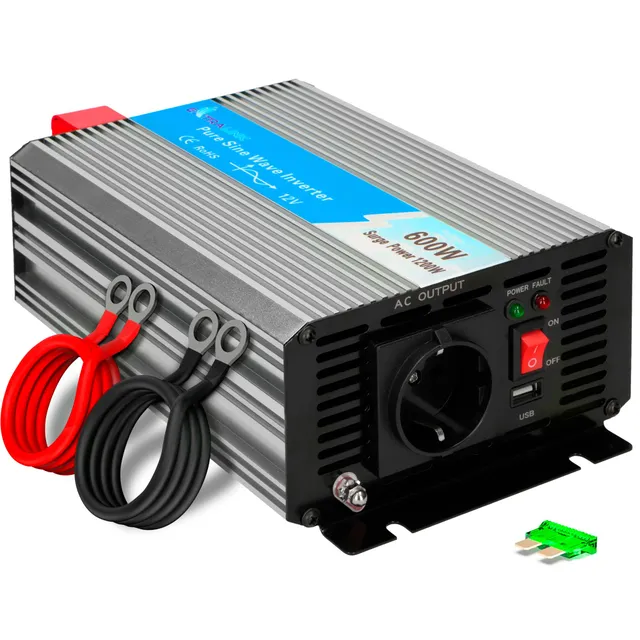 extralink-ups-opip-600w-wechselrichter-12v-230v-reiner-sinus-600w image 1