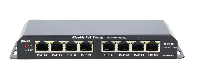 extralink-kratos-poe-switch-8-port-7x-gigabit-60w image 1
