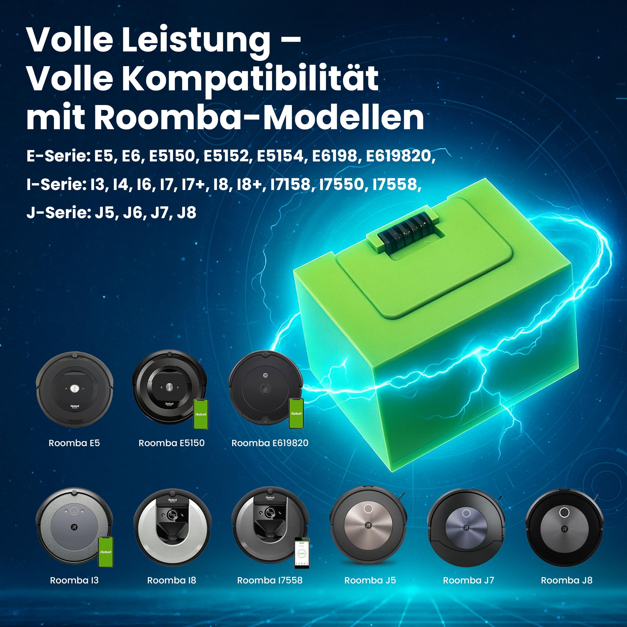 extralink-roomba-e5-ersatzakku-14-4v-2600mah-li-ion image 4