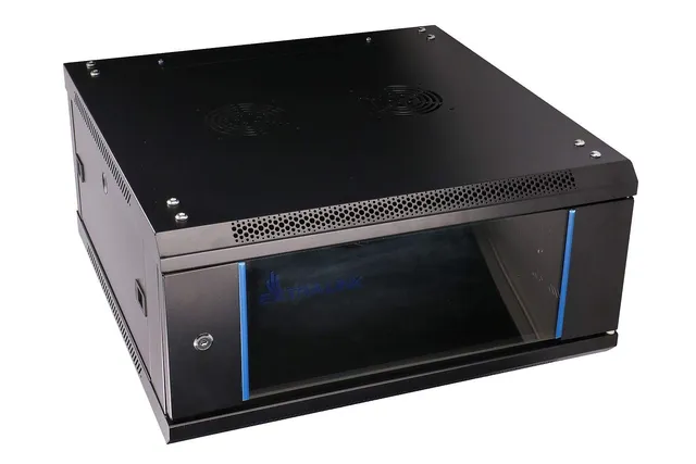 extralink-ex-2893-netzwerkschrank-4u-wandmontage-schwarz image 1
