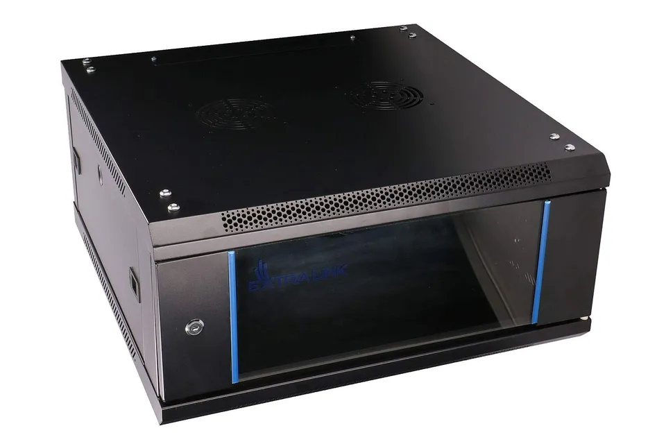 extralink-ex-2893-netzwerkschrank-4u-wandmontage-schwarz image 1