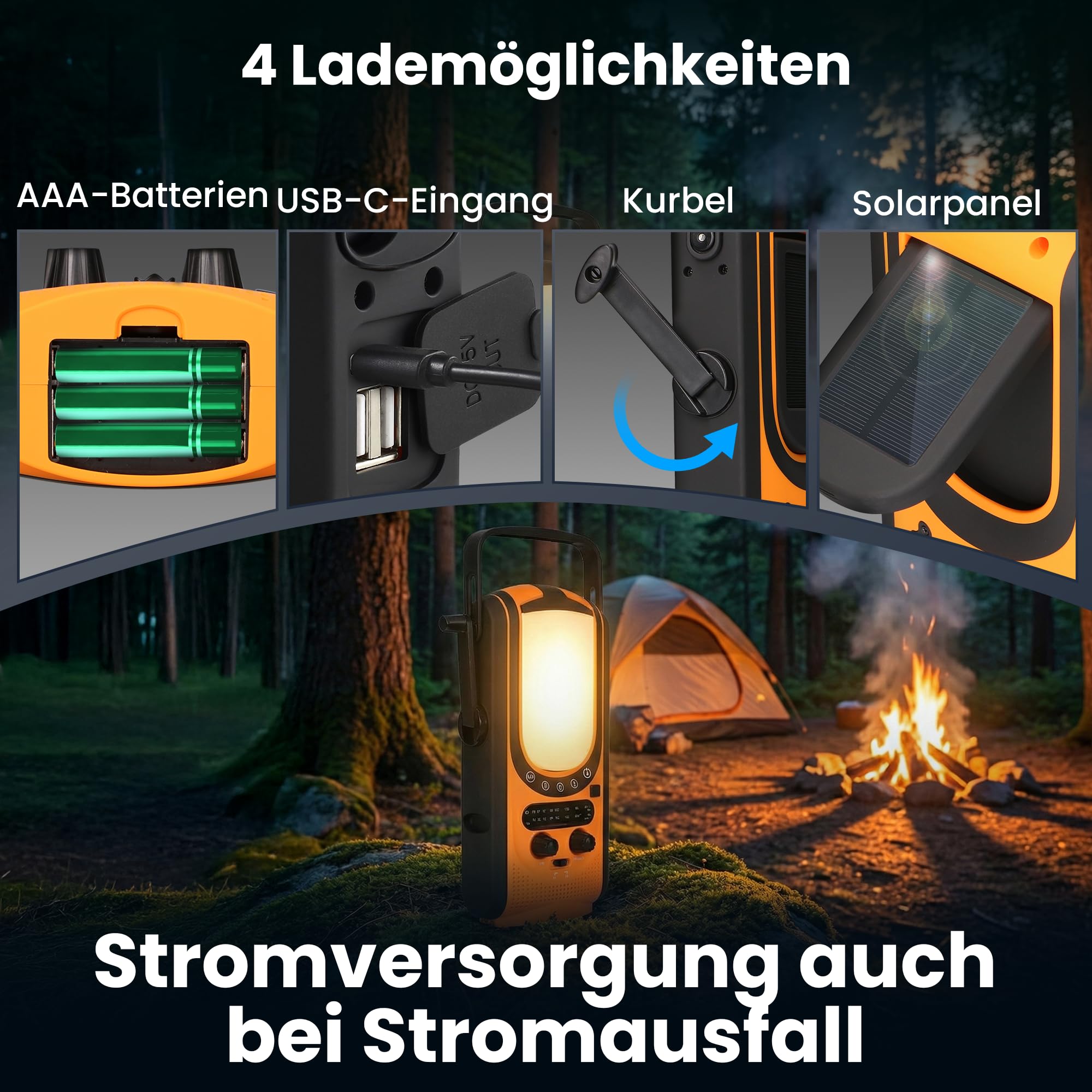 extralink-notfallradio-solar-kurbel-6000mah-am-fm image 7