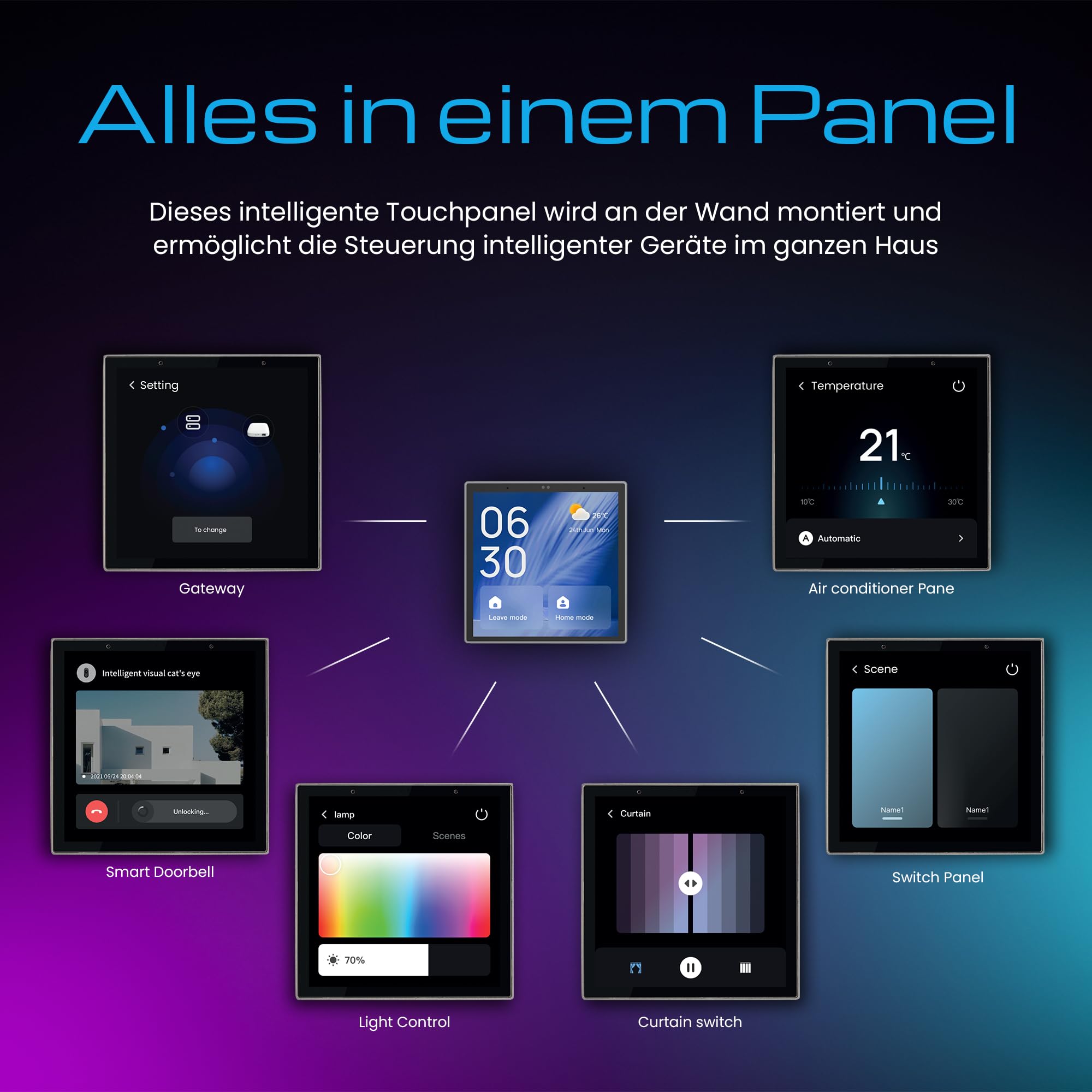 extralink-smart-life-control-panel-smart-home-display-wand image 3
