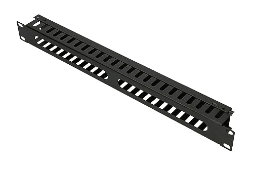 extralink-kabelmanagement-19-zoll-1u-schwarz-metallabdeckung image 7