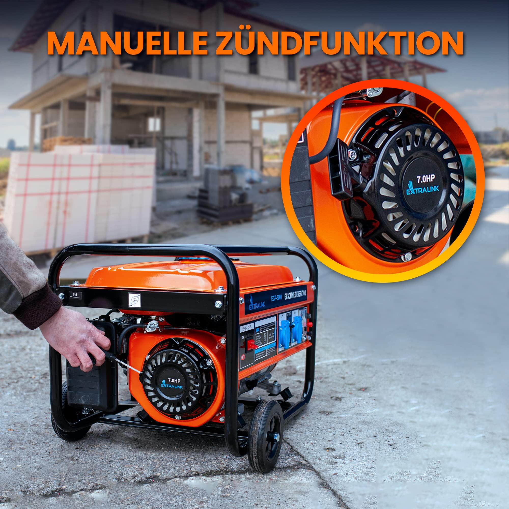extralink-stromerzeuger-benzin-3000w-230v-egp-3000 image 5