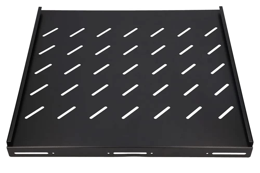 extralink-1u-fachboden-19-zoll-rackboden-schwarz-20-kg image 2