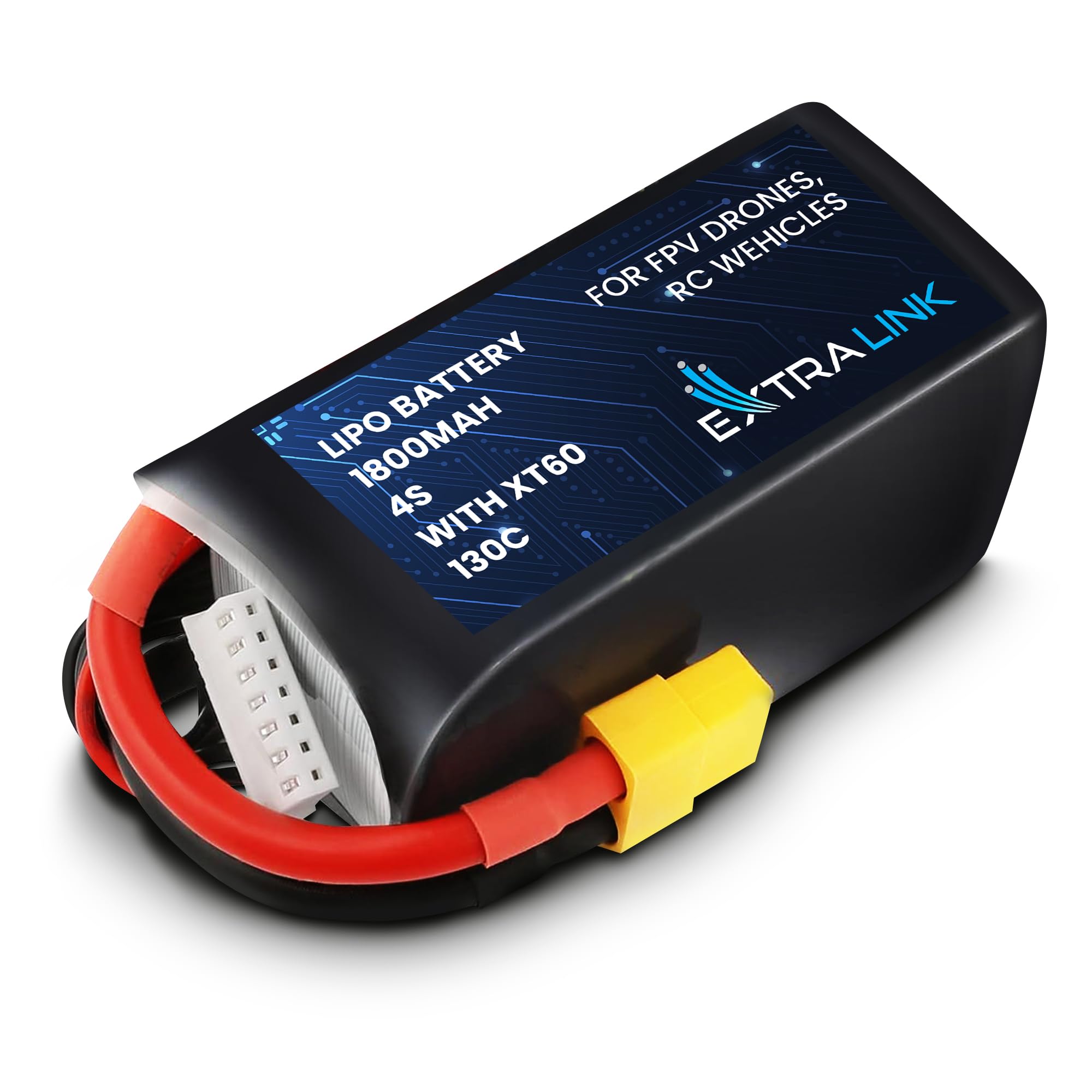 extralink-1800mah-4s-lipo-akku-130c-xt60-drohnen-akku image 1
